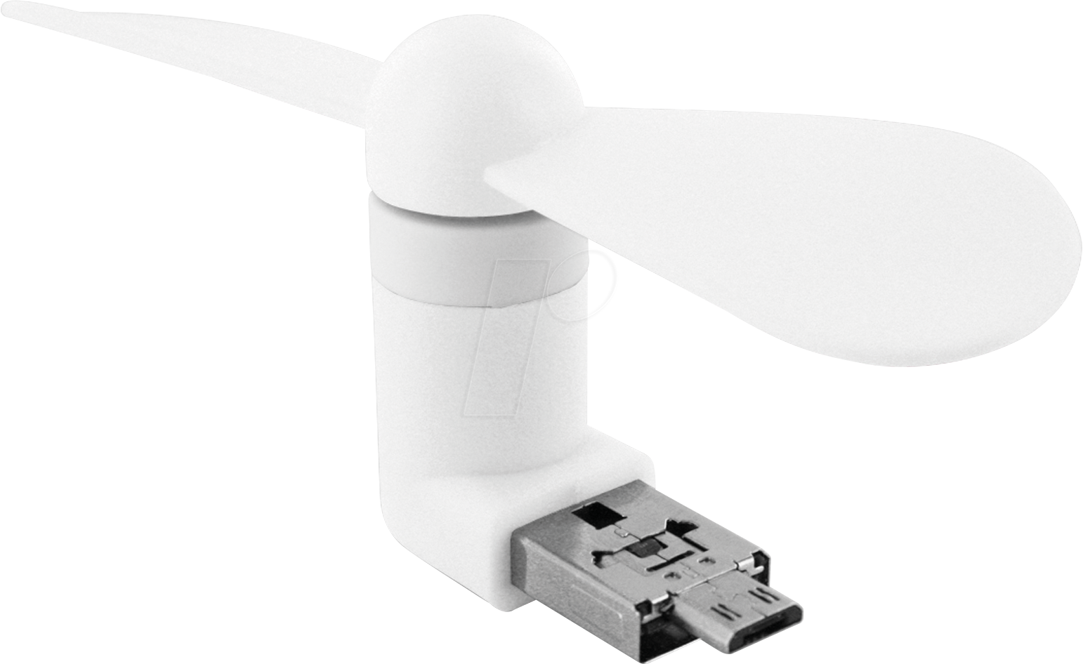 XLAYER 211038 - USB 2-in-1 Mini Ventilator, weiß von XLAYER