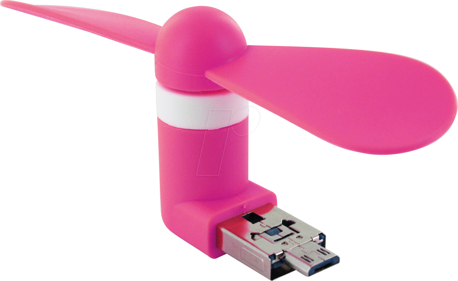 XLAYER 211039 - USB 2-in-1 Mini Ventilator, pink von XLAYER