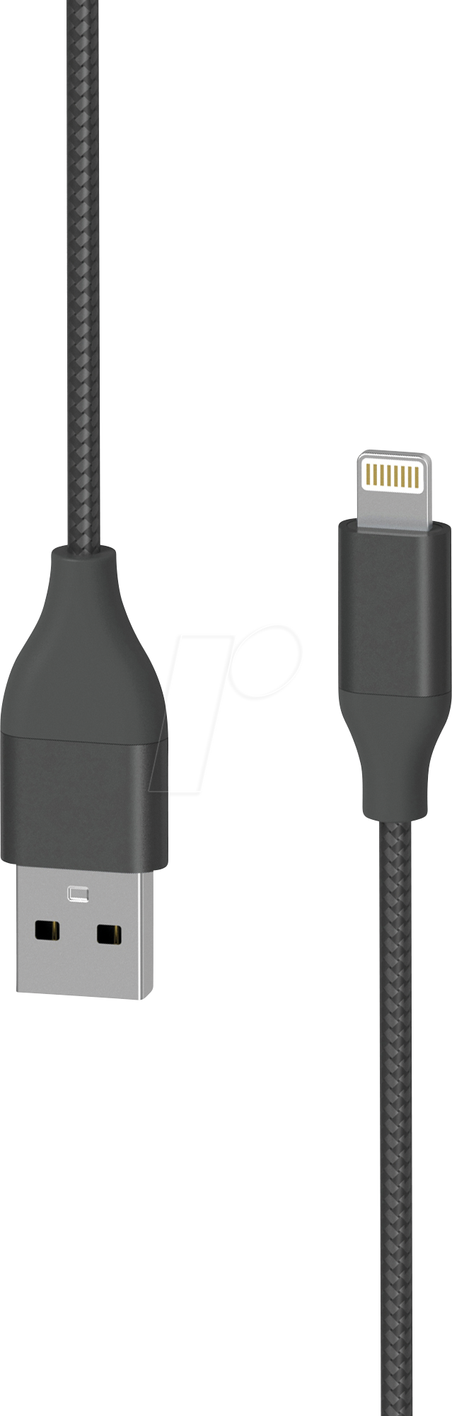 XLAYER 217077 - Sync- & Ladekabel, USB-A -> Lightning, 1,5 m, schwarz von XLAYER