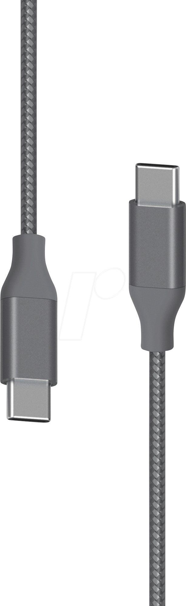 XLAYER 217088 - Sync- & Ladekabel, USB-C™ ->USB-C™, 1,5, grau von XLAYER