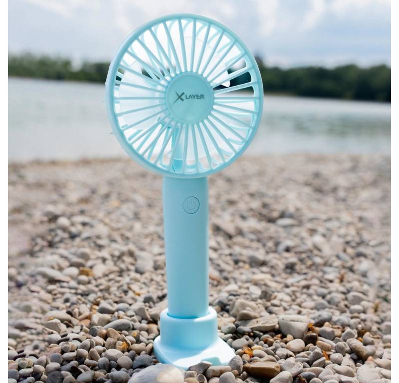 XLAYER Handyhalter mit Ventilator 1.200 mAh mit Dock Blau Handy-Halterung von XLAYER