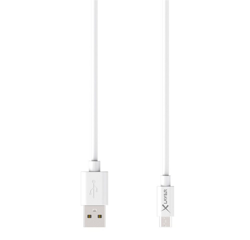 XLAYER Kabel PREMIUM Micro USB Sync & Charge Kabel 1.20m Smartphone-Kabel, Hochwertiges Premium Xlayer-Lade- und Synchronisierungskabel!, Richtungsunabhängig einstecken!, Anschlüsse: Stecker USB Typ A auf Stecker Micro-USB, beidseitig!, Ideal für den Datentransfer, zum Synchronisieren und zum Laden!, Länge: 1,20 Meter, Farbe: Schwarz!, Hochwertiges Premium Xlayer-Lade- und Synchronisierungskabel!, Richtungsunabhängig einstecken!, Anschlüsse: Stecker USB Typ A auf Stecker Micro-USB, beidseitig!, Ideal für den Datentransfer, zum Synchronisieren und zum Laden!, Länge: 1,20 Meter, Farbe: Schwarz! (120.00 cm) von XLAYER