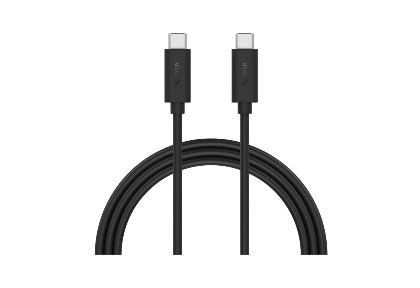 XLAYER Kabel PREMIUM Typ C (USB-C) to Type C USB 3.1 Black 1.20m Smartphone-Kabel, USB Typ C, USB Typ C (120.00 cm) von XLAYER