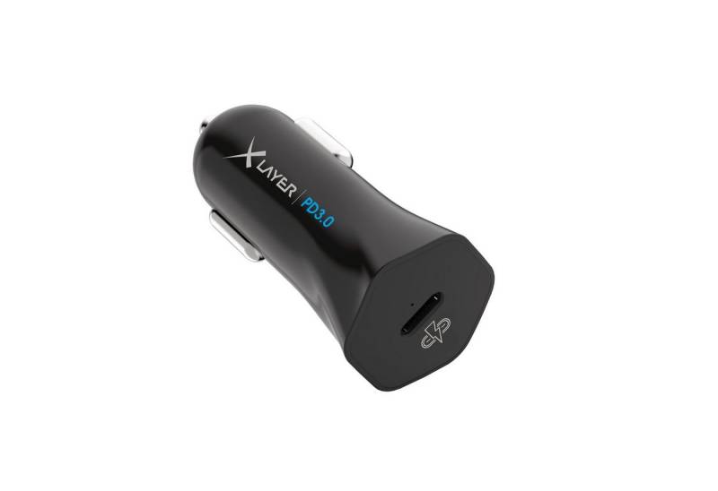 XLAYER Kfz-Ladegerät XLayer Typ C (USB-C) Charger PD 18W KFZ-Netzteil von XLAYER