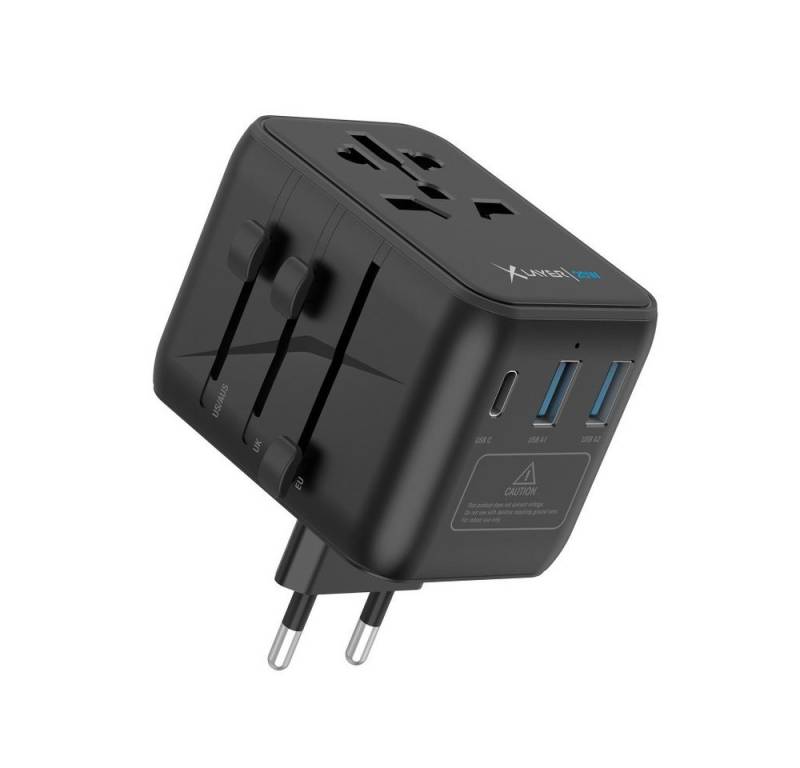XLAYER Ladegerät (USB-C) Reisestecker weltweit 20W USB-Ladegerät von XLAYER