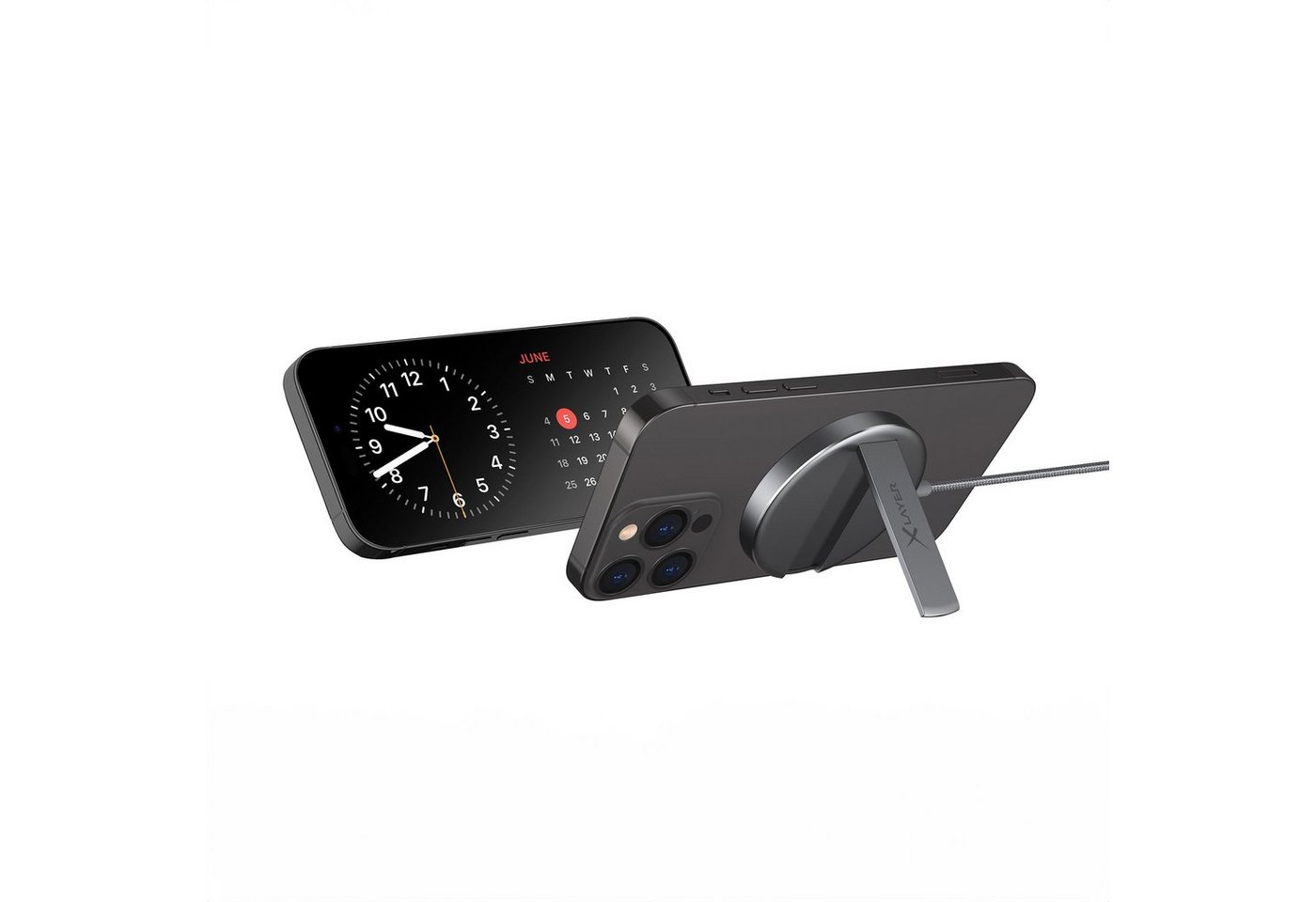 XLAYER MagFix Pro Magsafe Wireless Pad StandBy iOS 17 magnetisch 15W Wireless Charger von XLAYER