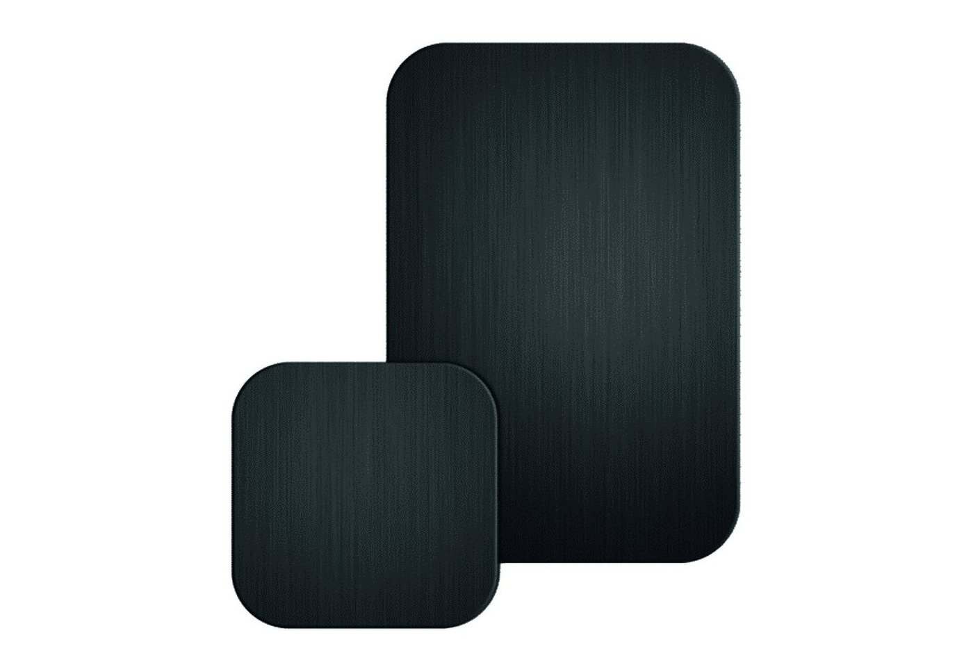 XLAYER Metallplättchen XLayer magfix Metallplatten 2er Pack Black Handy-Halterung von XLAYER