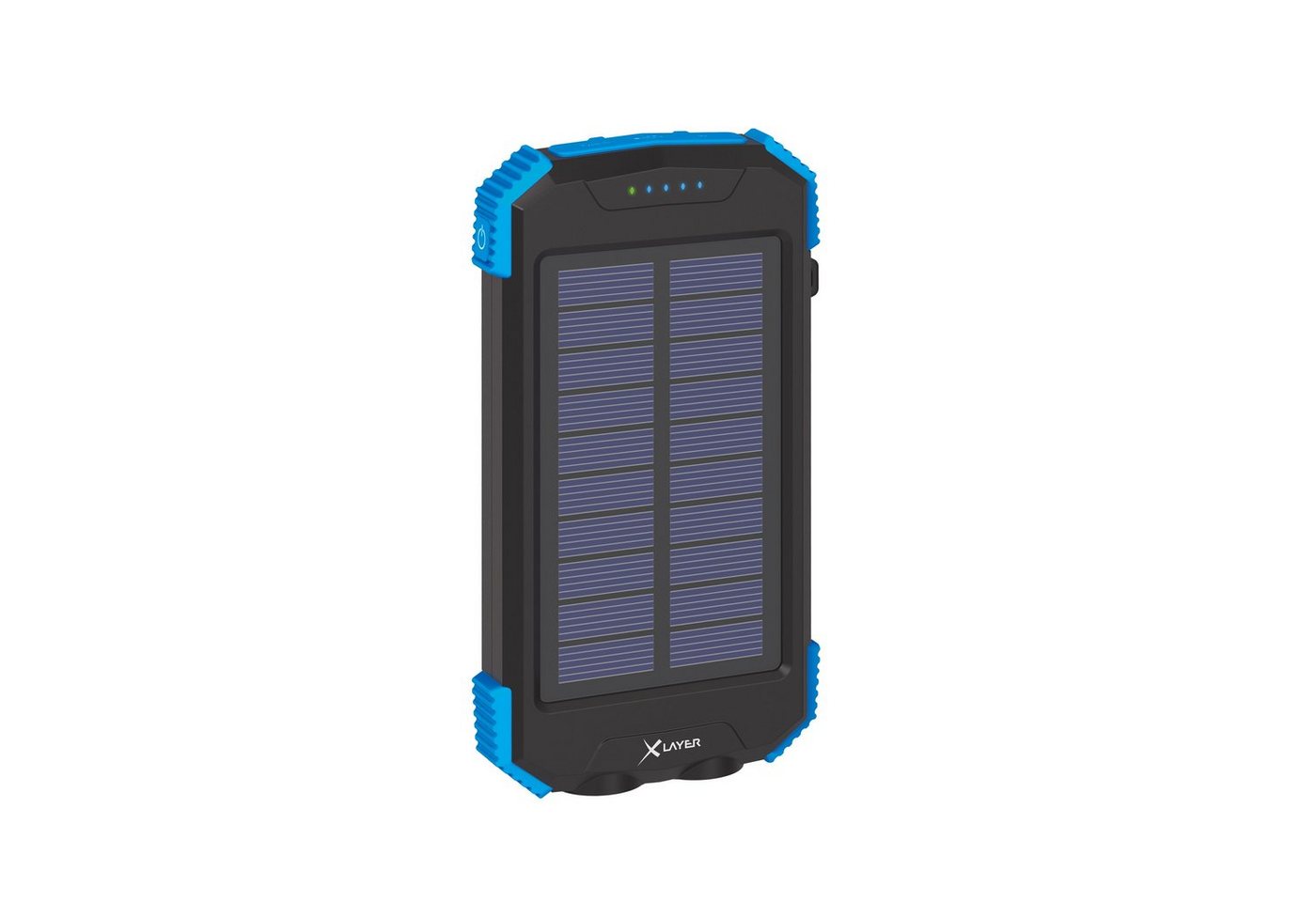 XLAYER Powerbank Solar 10000 mAh Wireless externes Ladegerät Tragbar Notfall Powerbank von XLAYER