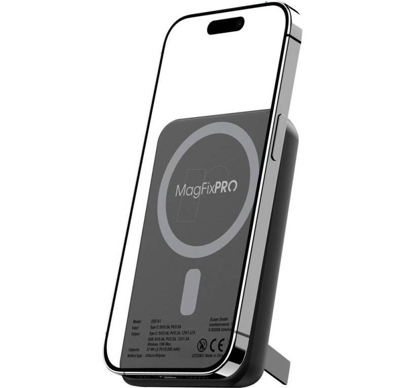 XLAYER Powerbank XLA MAGFIX PRO PB 10.000mAh PD Solar Powerbank von XLAYER