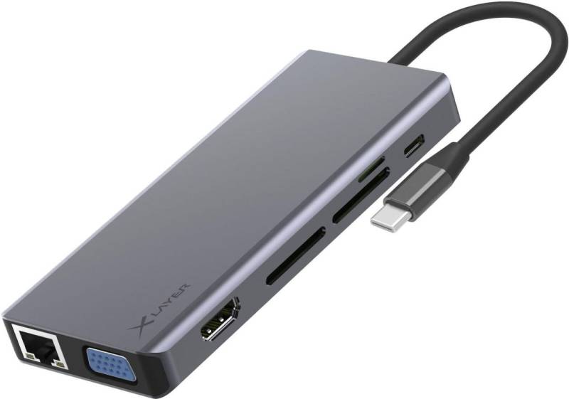 XLAYER Multiport-Adapter USB C Hub 13-in-1 13-in-1 von XLAYER