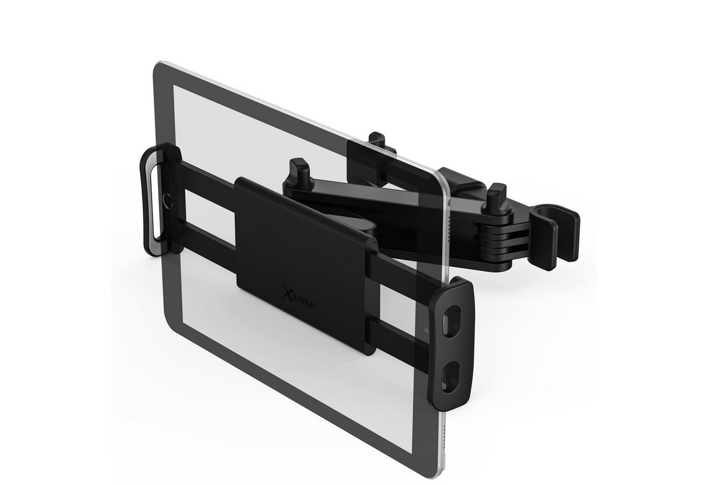 XLAYER XLayer Tablet-Halterung für Kfz-Kopfstützen Black Tablet-Halterung, (1-tlg) von XLAYER