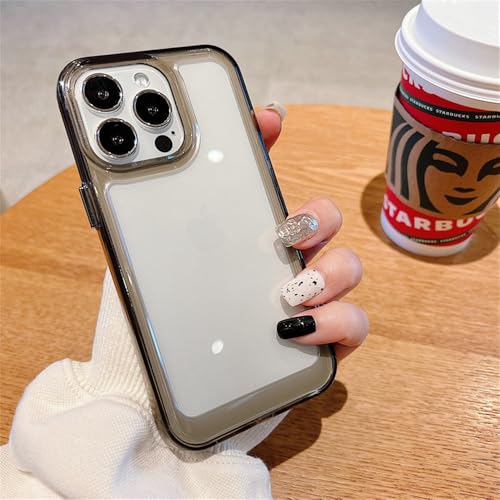 Transparente stoßfeste Schutzhülle für iPhone 16, 15, 14, 13, 12, Mini, 11 Pro, XR, XS, Max, 7, 8Plus, transparent, stoßfest, Acryl, Grau, für iPhone 13 Mini Transparente stoßfeste Schutzhülle für iPhone 16, 15, 14, 13, 12, Mini, 11 Pro, XR, XS, Max, 7, 8Plus, transparent, stoßfest, Acryl, Grau, für iPhone 13 Mini von XLCZMYL