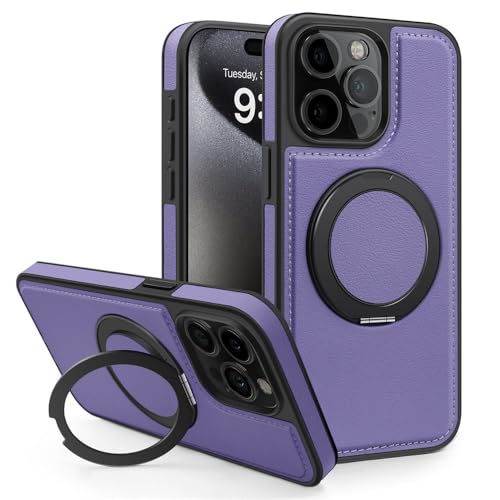 XLCZMYL Hochwertige magnetische Halterung aus Leder, geeignet für iPhone 16Pro, Handyhülle für iPhone 15, Businescase, Violett, für iPhone 13 XLCZMYL Hochwertige magnetische Halterung aus Leder, geeignet für iPhone 16Pro, Handyhülle für iPhone 15, Businescase, Violett, für iPhone 13 von XLCZMYL