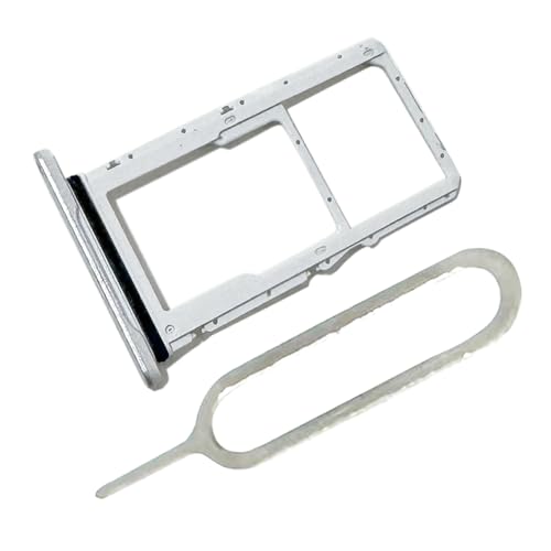 SIM Card Tray SD Card Tray Holder Slot Replacement for Samsung Galaxy Tab A9+5G/SM-X210 Silver von XLQJVPO