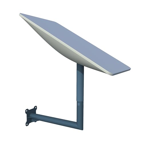 Halterung Satelliten-Schüssel für Starlink Dish,Wandhalterung Außen Sat Schüssel Halterung Antennenmast-Rohrhalterung (Groß) von XLSBZ
