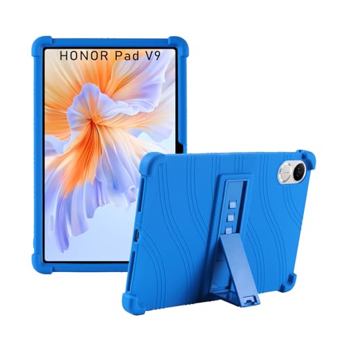 XLTTONG Schutzhülle für Honor Pad V9 11,5 Zoll, Anti-Drop-Silikonhülle mit PC-Halterung (blau) von XLTTONG