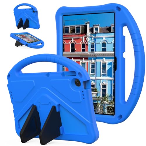 XLTTONG Schutzhülle für Lenovo Tab 25,7 cm (10,1 Zoll), geeignet für TB311FU 2025 Release Kinder, schützende Schutzhülle mit Griff, Ständer, EVA, leicht, stoßfest, Blau von XLTTONG