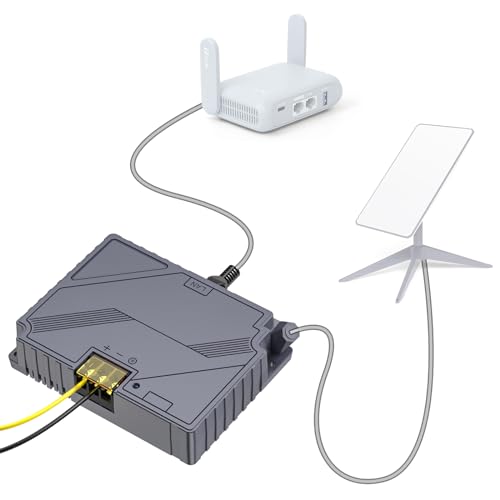 XLTTYWL Starlink PoE Injector - 150W GigE Passiver ABS Überspannungs- & ESD-Schutz mit High-Speed-Netzwerk, ideal für Starlink Internet Kit Satellite (3 in 1 V2 Starlink Poe) von XLTTYWL