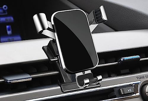 XLUMIO Handyhalterung Auto für Lexus RX Classic 2009-2015, Handyhalter 360° Flexibel Drehbar, KFZ Handy Halterung rutschfest Stabil, Handyhalter fürs Auto, Auto Zubehör,B Silver von XLUMIO