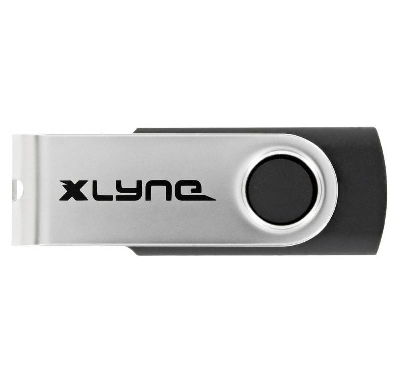 XLYNE Xlyne USB-Stick Retail 8 GB Schwarz/Silber 7600800 USB-C® USB-Stick von XLYNE