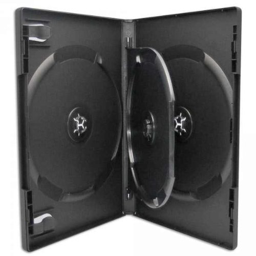 25 Xlayer DVD CD Hüllen 3fach 3er-DVD-Box schwarz professional 25 Xlayer DVD CD Hüllen 3fach 3er-DVD-Box schwarz professional von XLayer