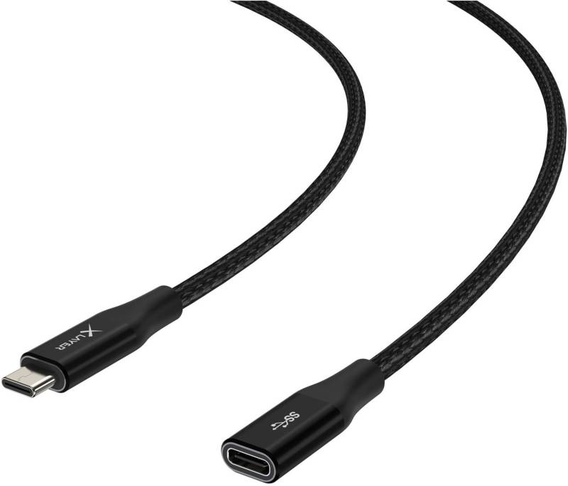 USB Type-C Verlängerungskabel(1,5m) schwarz von XLayer