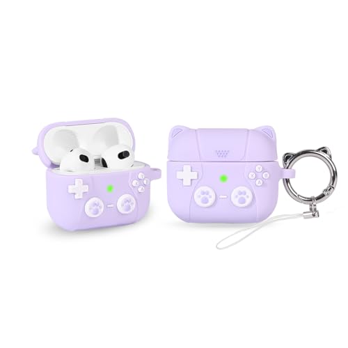 Hülle für AirPods 3rd Erzeugung Ohrhörer, XMBYGY Silikon AirPods 3 Ladehülle Schutzhülle mit niedlichen Cartoon Haut Design Kopfhörer, mit Schlüsselbund Hülle für AirPods 3rd Erzeugung Ohrhörer, XMBYGY Silikon AirPods 3 Ladehülle Schutzhülle mit niedlichen Cartoon Haut Design Kopfhörer, mit Schlüsselbund von XMBYGY