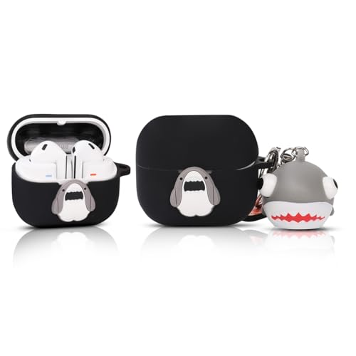 XMBYGY Hülle für Samsung Galaxy Buds 3 und für Galaxy Buds 3 Pro Ohrhörer mit Puppe und Karabiner, Silikon Aufladung Stoßfeste Schutz Fall mit Karikatur Haut Design für Mann Frau Teen von XMBYGY