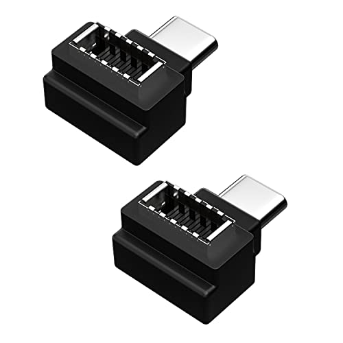 10 Gbit/s USB 3.1 Typ C auf Typ E Adapter Motherboard Interner Verlängerungsstecker Konverter für Computer - 2 Stück (Typ C Stecker auf Typ E Buchse) von XMSJSIY