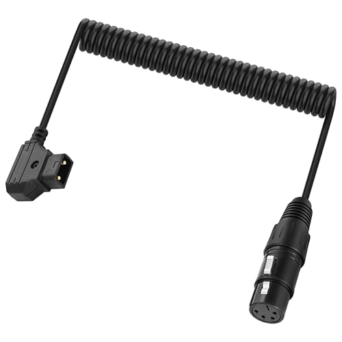 XMSJSIY D-Tap zu XLR Power Coiled Kabel D-Tap Stecker zu 4-Pin XLR Buchse Adapter Netzteil für DSLR Camcorder Kamera Monitor Netzteil -40CM/1.57INCH XMSJSIY D-Tap zu XLR Power Coiled Kabel D-Tap Stecker zu 4-Pin XLR Buchse Adapter Netzteil für DSLR Camcorder Kamera Monitor Netzteil -40CM/1.57INCH von XMSJSIY