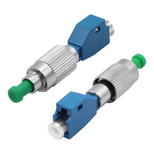 XMSJSIY LC zu FC Fiber Optic Adapter FC/APC Männlich zu LC/UPC Weiblich Single Mode Simplex Hybrid Optical Adapter Converter Connector für Netzwerk Internet - 2PCS XMSJSIY LC zu FC Fiber Optic Adapter FC/APC Männlich zu LC/UPC Weiblich Single Mode Simplex Hybrid Optical Adapter Converter Connector für Netzwerk Internet - 2PCS von XMSJSIY
