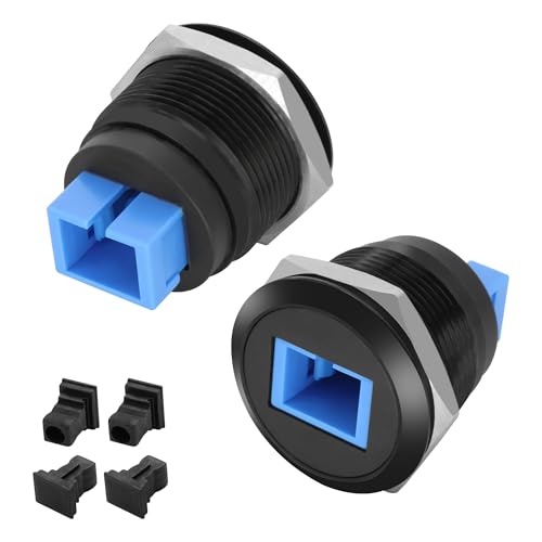 XMSJSIY SC zu SC LWL Panel Mount Koppler Eingebetteter Gewinde Fixed Mount Adapter SC Weiblich zu Weiblich Koppler Simplex Single Mode Network Connector Module - 2PCS XMSJSIY SC zu SC LWL Panel Mount Koppler Eingebetteter Gewinde Fixed Mount Adapter SC Weiblich zu Weiblich Koppler Simplex Single Mode Network Connector Module - 2PCS von XMSJSIY