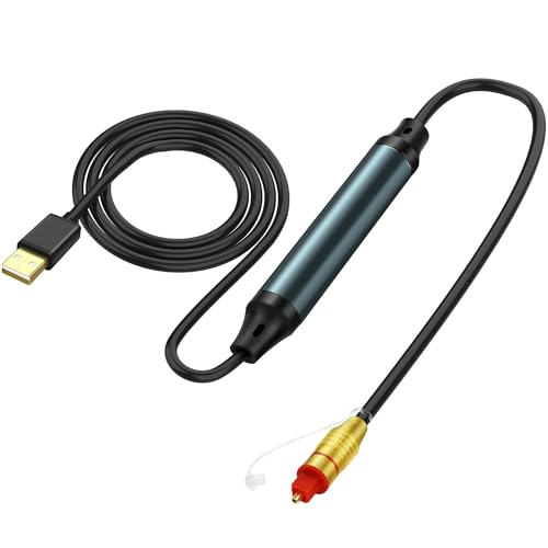 XMSJSIY USB zu Fiber Optical Audio Adapter Kabel USB A zu Optic SPDIF Stereo Sound Converter Kabel Kabel für HDTV Computer Laptop Verbinden Sie Fiber Optic Audio Box - 2M/6.5FT XMSJSIY USB zu Fiber Optical Audio Adapter Kabel USB A zu Optic SPDIF Stereo Sound Converter Kabel Kabel für HDTV Computer Laptop Verbinden Sie Fiber Optic Audio Box - 2M/6.5FT von XMSJSIY