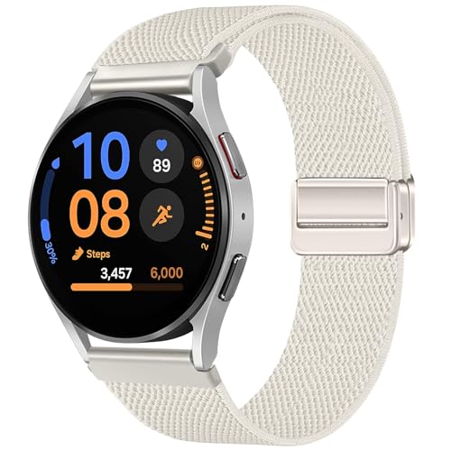 Uhrenarmband 20mm Kompatibel mit Samsung Galaxy Watch 7 Armband/Uhr fe/6/5 Pro/4 Classic,Nylon Armbänder für Vivoactive 3/5 Männer Frauen Sportband Schnellverschluss Uhrenarmband 20mm Kompatibel mit Samsung Galaxy Watch 7 Armband/Uhr fe/6/5 Pro/4 Classic,Nylon Armbänder für Vivoactive 3/5 Männer Frauen Sportband Schnellverschluss von XMUXI