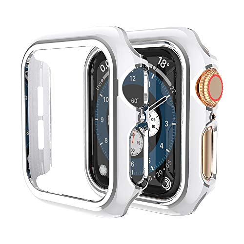 XMUXI-Gehäuse für Apple Watch-Schutz für Stoßstangenabdeckungen 40 mm 44 mm Serie 6/SE/5/4 Mutil Color Edge Iwatch-Gehäuse für Damen Männer (40mm,#4) von XMUXI