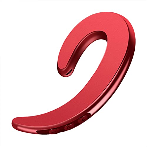 Y12 Knochenleitung Drahtlose Ohrhörer Ohrbügel Kopfhörer HighFidelity Rauschunterdrückung Headset Y12 Sport Ohrhörer Ma61003 (Rot, Einheitsgröße) von XNBZW