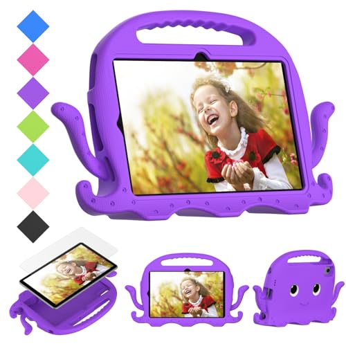 Tablet-Reise Compatible with Lenovo M10 FHD Plus / 2nd Gen (10.3") TB-X606 Case, Lightweight Shockproof Kids Cover, Anti-Slip Corners Tablet Case with Shoulder Strap for Children Boys Tablet-Schutz(P von XNCVBD