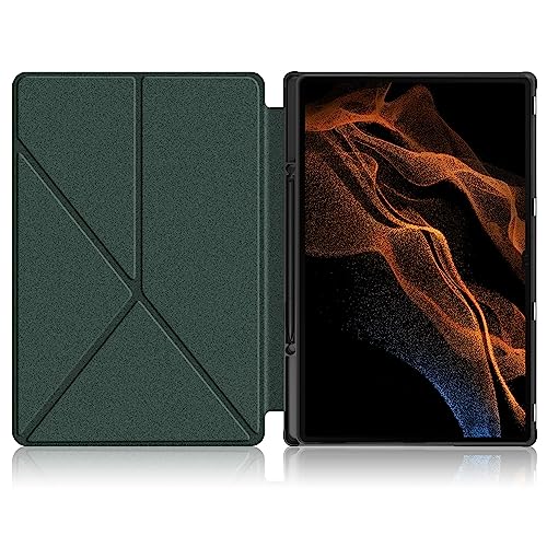 Tablet-Reise Compatible with Samsung Galaxy Tab S8 Ultra SM-X900 Tablet-Hülle, schlanker Stand-PC, harte Rückseite, schützende Smart-Cover-Hülle, Folio-Hülle mit mehreren Betrachtungswinkeln, automati Tablet-Reise Compatible with Samsung Galaxy Tab S8 Ultra SM-X900 Tablet-Hülle, schlanker Stand-PC, harte Rückseite, schützende Smart-Cover-Hülle, Folio-Hülle mit mehreren Betrachtungswinkeln, automati von XNCVBD