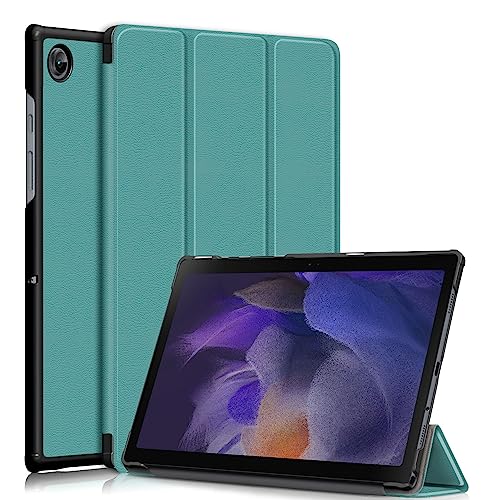 Tablet-Reise Hülle Compatible with Samsung Galaxy Tab A8 2021 (SM-X200/X205), dreifach Faltbare Smart-Tablet-Hülle, ultradünne, leichte Schutzhülle mit Standfunktion, Harte PC-Rückseite, Folio-Hülle, von XNCVBD