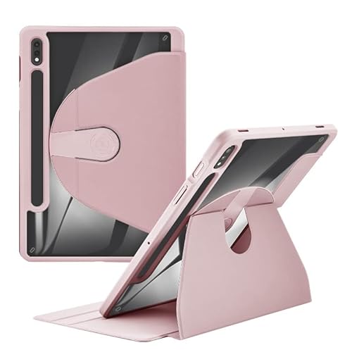 Tablet-Reise Hülle kompatibel mit Samsung Galaxy Tab S6 lite 10.4 P610/P613/P615/P619 (2020/2022), 360° drehbarer Ständer, intelligente Tablet-Abdeckung, harte PC-Rückschale, schmale Hülle, Hartschale von XNCVBD