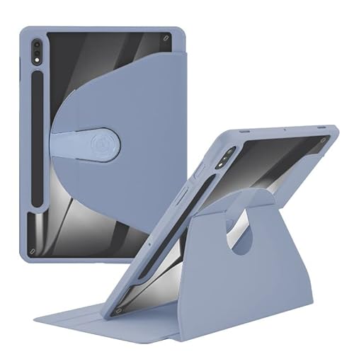 Tablet-Reise Hülle kompatibel mit Samsung Galaxy Tab S6 lite 10.4 P610/P613/P615/P619 (2020/2022), 360° drehbarer Ständer, intelligente Tablet-Abdeckung, harte PC-Rückschale, schmale Hülle, Hartschale von XNCVBD