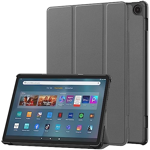 Tablet-Reise Kompatibel mit Fire Max 11 Zoll 2023 Hülle, dreifach faltbare Smart-Tablet-Hülle, harte PC-Rückseite, schlanke Hülle, mehrere Betrachtungswinkel, Ständer, Hartschale, Folio-Hülle mit auto Tablet-Reise Kompatibel mit Fire Max 11 Zoll 2023 Hülle, dreifach faltbare Smart-Tablet-Hülle, harte PC-Rückseite, schlanke Hülle, mehrere Betrachtungswinkel, Ständer, Hartschale, Folio-Hülle mit auto von XNCVBD