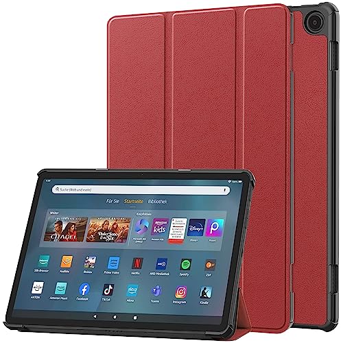 Tablet-Reise Kompatibel mit Fire Max 11 Zoll 2023 Hülle, dreifach faltbare Smart-Tablet-Hülle, harte PC-Rückseite, schlanke Hülle, mehrere Betrachtungswinkel, Ständer, Hartschale, Folio-Hülle mit auto Tablet-Reise Kompatibel mit Fire Max 11 Zoll 2023 Hülle, dreifach faltbare Smart-Tablet-Hülle, harte PC-Rückseite, schlanke Hülle, mehrere Betrachtungswinkel, Ständer, Hartschale, Folio-Hülle mit auto von XNCVBD