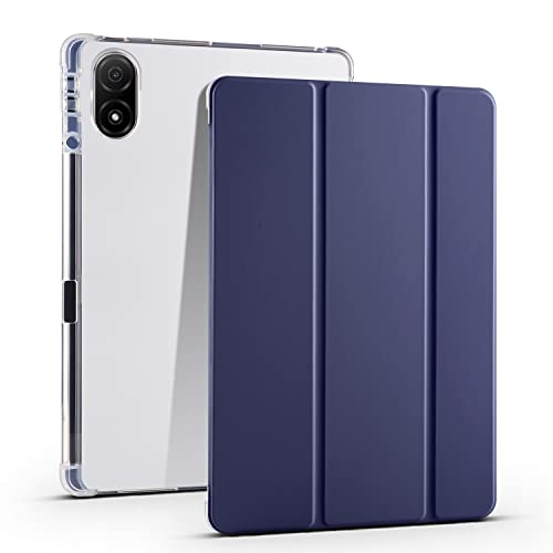 Tablet-Reise Kompatibel mit Honor Pad V8 Pro Hülle 12,1 Zoll 2022, schlanke, leichte Schutzhülle, Smart Cover, stoßfeste Abdeckung mit transparenter Rückschale mit Stifthalter, automatischem Aufwachen Tablet-Reise Kompatibel mit Honor Pad V8 Pro Hülle 12,1 Zoll 2022, schlanke, leichte Schutzhülle, Smart Cover, stoßfeste Abdeckung mit transparenter Rückschale mit Stifthalter, automatischem Aufwachen von XNCVBD
