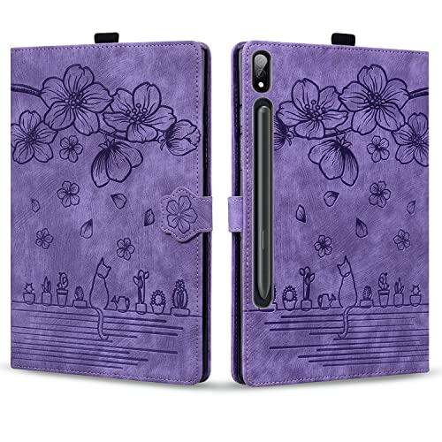 Tablet-Reise Kompatibel mit Samsung Galaxy Tab S9 11 Zoll 2023 Tablet-Schutz(Purple) von XNCVBD