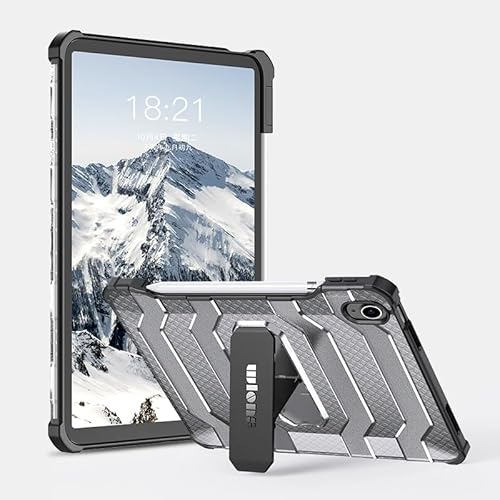 Tablet-Reise Kompatibel mit iPad 10. Generation 10,9 Zoll Hülle 2022 Release Stand Tablet Case, Ganzkörper-robuste Heavy-Duty-Abdeckung, PC-Airbag-Schutzhülle, stoßfest, leicht, sturzsicher Tablet-Sch von XNCVBD