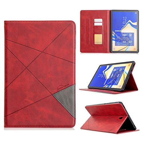 Tablet-Reise Premium-PU-Lederhülle kompatibel mit Samsung Tab S4 10,5-Zoll-Tablet SM-T830/T835/T837, Smart Magnetic Flip Fold Stand Case mit Kartensteckplatz-Schutzhülle, kompatibel mit Mann/Frau Tabl Tablet-Reise Premium-PU-Lederhülle kompatibel mit Samsung Tab S4 10,5-Zoll-Tablet SM-T830/T835/T837, Smart Magnetic Flip Fold Stand Case mit Kartensteckplatz-Schutzhülle, kompatibel mit Mann/Frau Tabl von XNCVBD