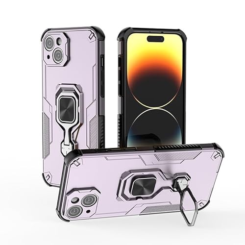 Telefonmode Fallschutzhülle, kompatibel mit iPhone 14 Plus 6,7 Zoll Hülle mit integriertem Ringständer, stoßfester, schlanker Schale mit weichen Kanten, rutschfester und sturzsicherer Schutzhülle Tele Telefonmode Fallschutzhülle, kompatibel mit iPhone 14 Plus 6,7 Zoll Hülle mit integriertem Ringständer, stoßfester, schlanker Schale mit weichen Kanten, rutschfester und sturzsicherer Schutzhülle Tele von XNCVBD