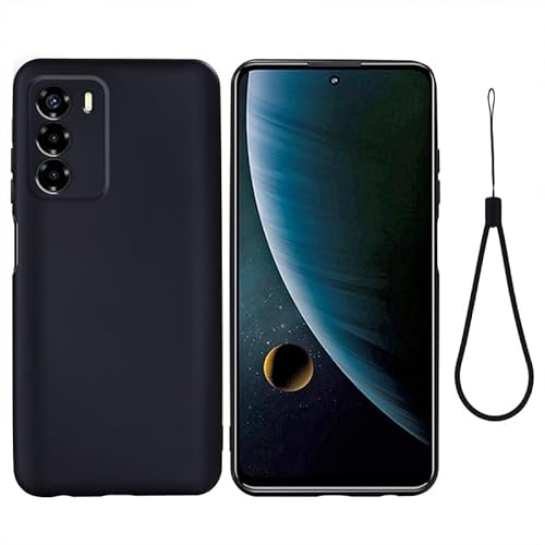 Telefonmode Kompatibel mit ZTE V40 Smartphone-Hülle, kratzfest, dünn, flüssiges Silikon, weiches TPU-Gummi, vollständiger Kameraschutz, Bumper, reine Farbe, einfache Abdeckung mit Armband Telefonschut Telefonmode Kompatibel mit ZTE V40 Smartphone-Hülle, kratzfest, dünn, flüssiges Silikon, weiches TPU-Gummi, vollständiger Kameraschutz, Bumper, reine Farbe, einfache Abdeckung mit Armband Telefonschut von XNCVBD