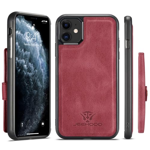 Telefonmode Kompatibel mit iPhone 11 Pro Hülle Brieftasche mit Kreditkartenhalter, Leder magnetische abnehmbare Hülle, Kickstand Brieftasche Hülle Stoßfeste Abdeckung Compatible with iPhone 11 Pro mit Telefonmode Kompatibel mit iPhone 11 Pro Hülle Brieftasche mit Kreditkartenhalter, Leder magnetische abnehmbare Hülle, Kickstand Brieftasche Hülle Stoßfeste Abdeckung Compatible with iPhone 11 Pro mit von XNCVBD